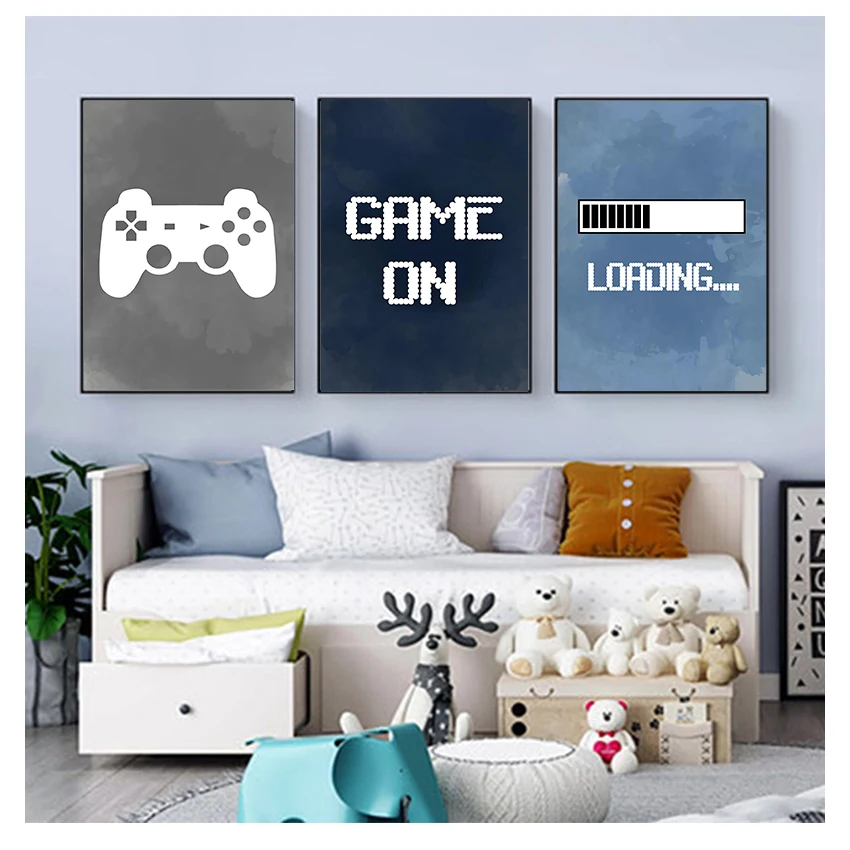 Party Games Children - Çocuk Odası Duvar Dekoru, Oyun Partisi