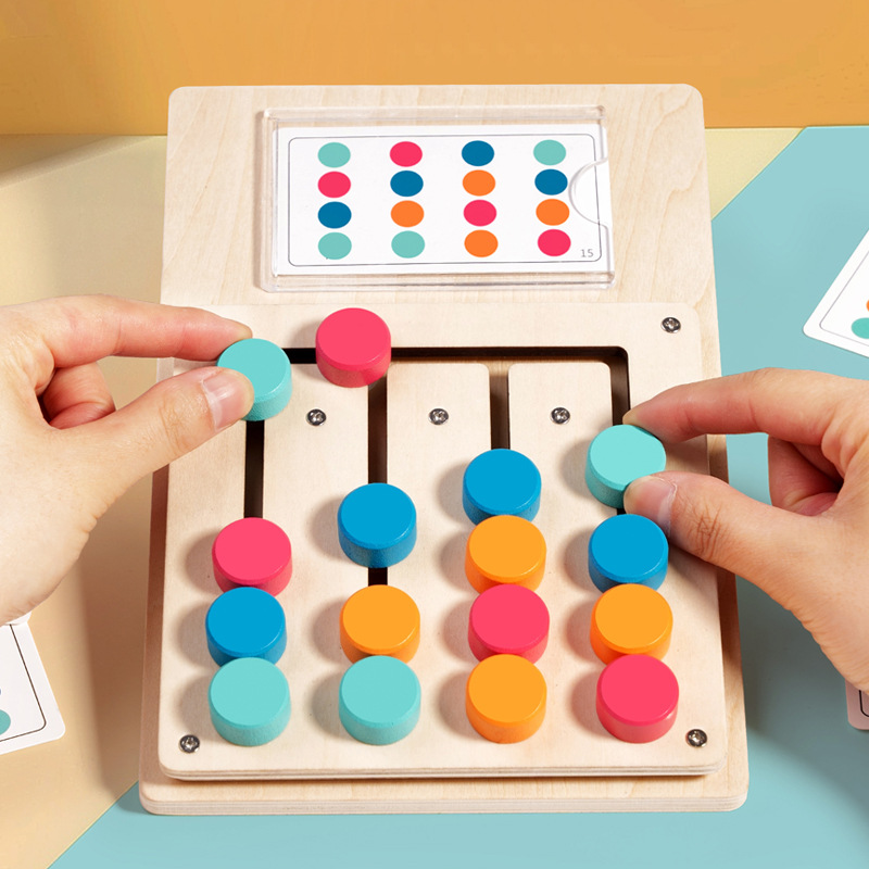 Party Games Kids Indoor - Çocuklar için Montessori Renk Şekil Eşleştirme