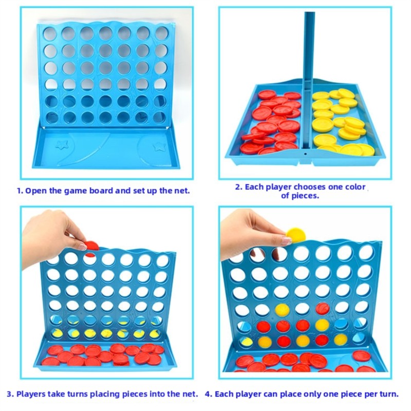 Çocuklar için 3D Dörtlü Sıralı - Party Games Kids Indoor incelemesi ve fiyatı