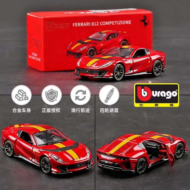 Bburago 1:64 Ferrari Pres Dökü - Party Games Birthday incelemesi ve fiyatı