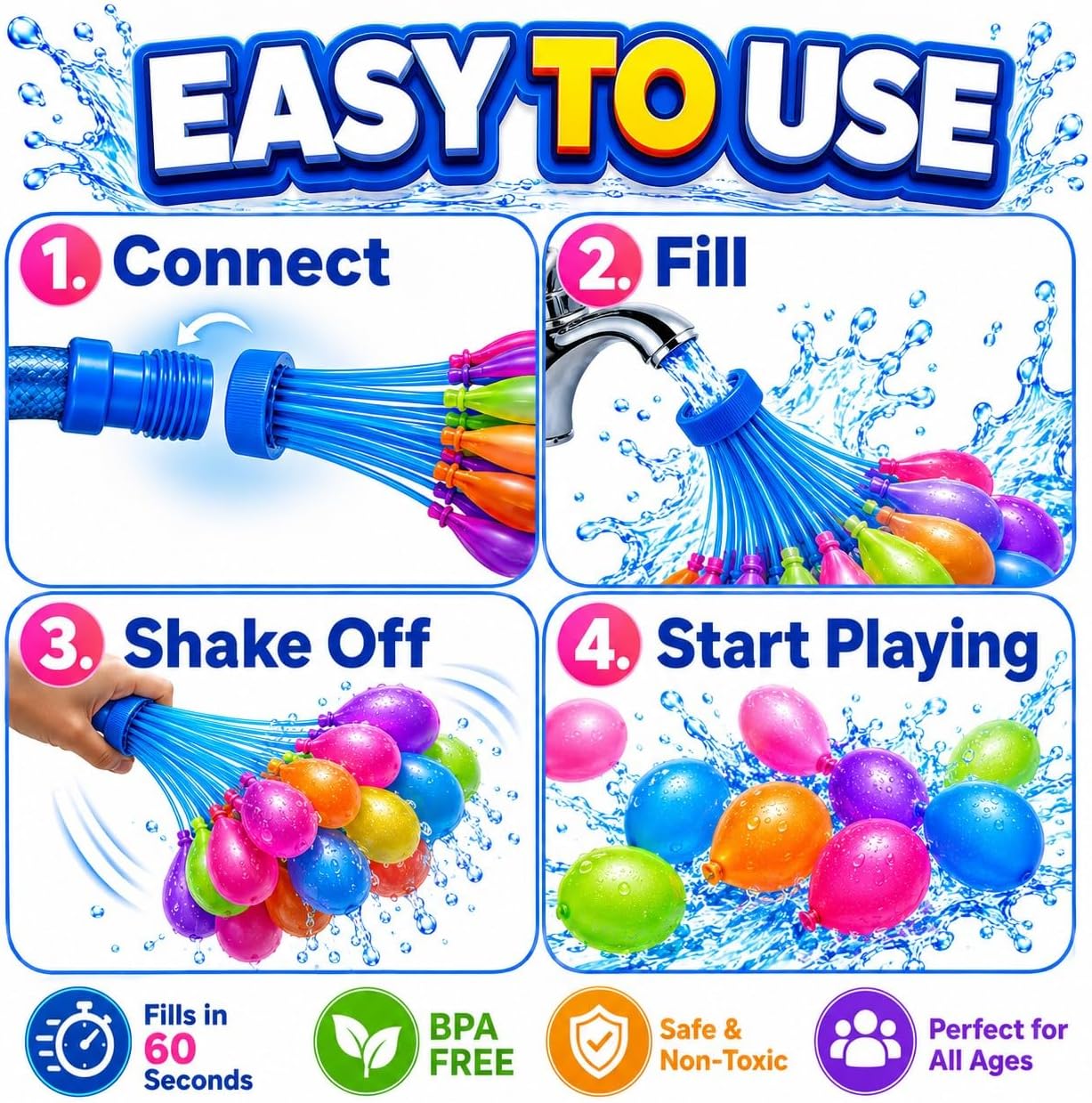 Su Balonları Hızlı Dolum ve Ke - Quick Games Party incelemesi ve fiyatı