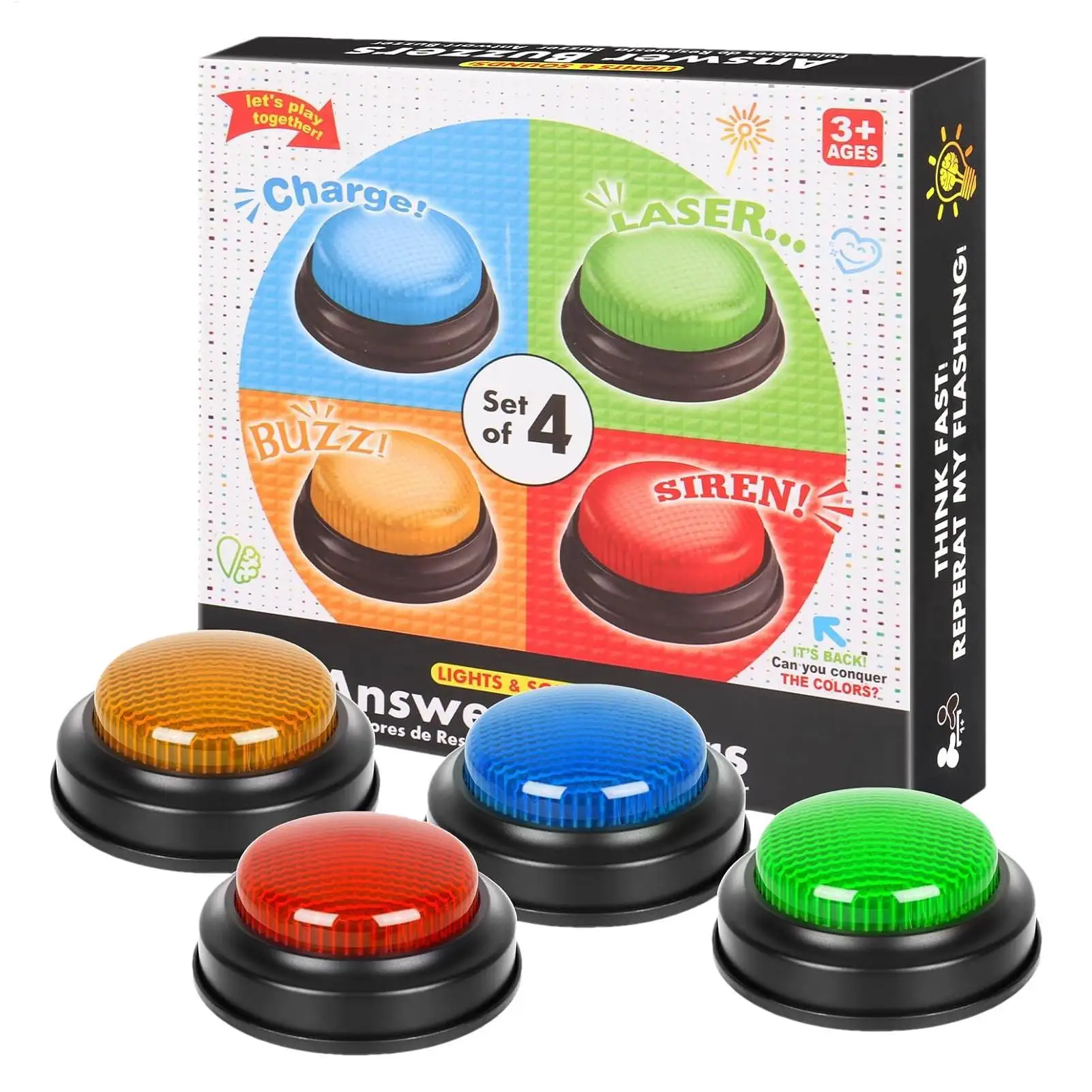 Oyun Zil Sesi 4 Parçalı Hızlı  - Quick Games Party incelemesi ve fiyatı